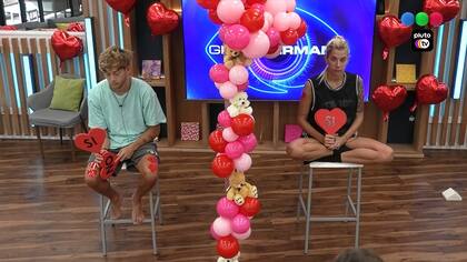 Nacho y Lucila participan del juego de San Valentín que propuso Gran Hermano