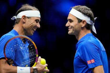 Nadal y Federer, durante la Laver Cup 2022; en el futuro podrían jugar una exhibición en el estadio de Real Madrid