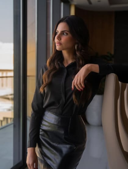 Nadeen Ayoub, coronada Miss Universo Palestina, viajará a Tailandia en noviembre de 2025 (Instagram/@nadeen.m.ayoub)