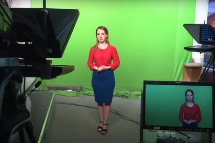 Nadezhda incursionó en el mundo de la televisión