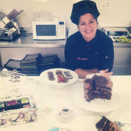 Nadia Ambruso es cocinera y tiene un emprendimientos de viandas naturales