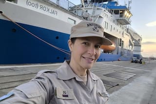 La emoción de Nadia Cerino, la bióloga del Conicet, tras el cierre de la misión en el cañón de Mar del Plata