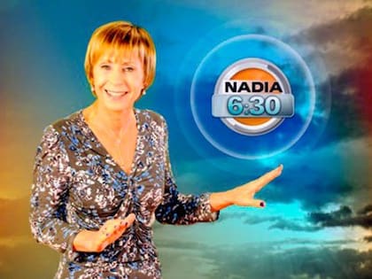 Nadia trabajó como meteoróloga en la TV Pública hasta 2018