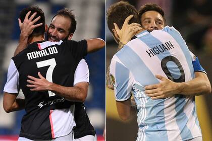 Nadie jugó más partidos con Cristiano Ronaldo y con Lionel Messi que Gonzalo Higuaín; con el portugués compartió varias temporadas entre Real Madrid y Juventus, y con el rosarino la selección, entre 2009 y la Copa del Mundo de Rusia 2018