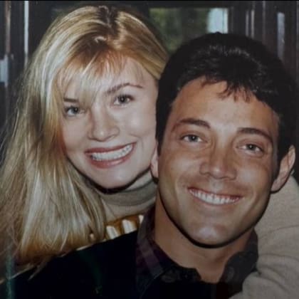 Nadine Cardini y Jordan Belfort en la vida real