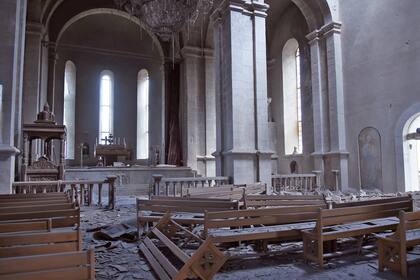 La Catedral Sufrió graves daños en su interior