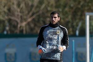 Mundial Rusia 2018: Nahuel Guzmán ya se entrena con el seleccionado argentino