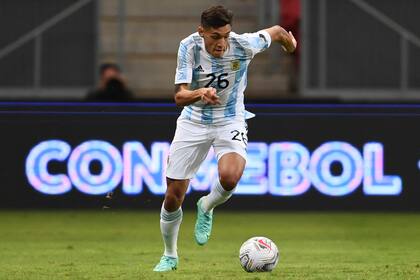 Nahuel Molina se ganó el puesto de lateral derecho en la Selección Argentina