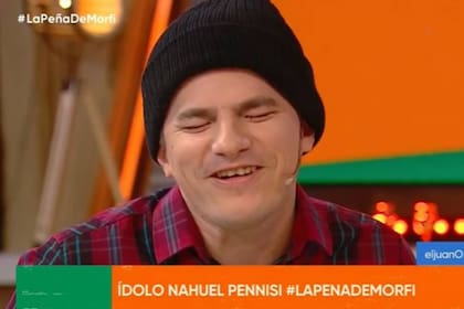 Nahuel Pennisi se divirtió con la demostración de su talentoso oído absoluto en La Peña de Morfi