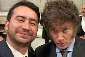 Nahuel Sotelo y Javier Milei