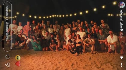 Nair Calvo agradeció la presencia de familiares y amigos en un día inolvidable