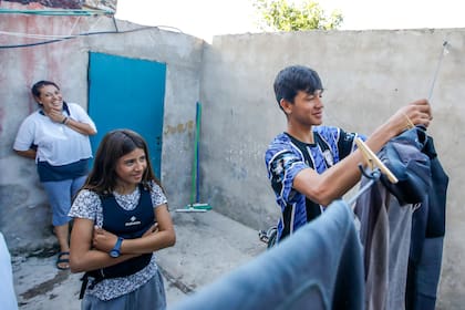Nancy cuenta que a medida que sus hijos crecen en el club, los ve más maduros y responsables