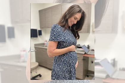 Nancy, de 56 años, aseguró: “Me siento muy poderosa cargando a la hija de mi hijo"