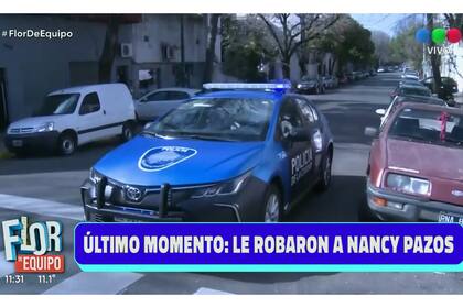 Nancy Pazos contó que le sacaron la cartera de adentro de su camioneta justo antes de entrar al programa de Florencia Peña