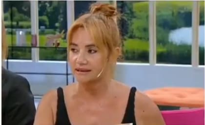 Nancy Pazos, en el living de A la Barbarossa