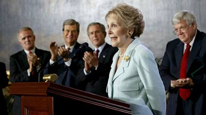 Nancy Reagan, en un acto público