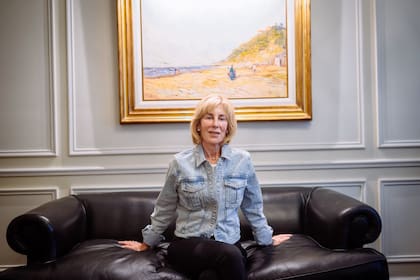 Nancy Spielberg, el último jueves, en Buenos Aires