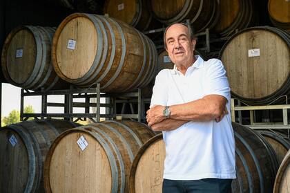 Nando Parrado disfruta de los vinos mendocinos