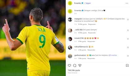 Nantes recordó a Emiliano Sala