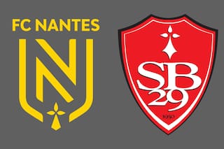 Nantes y Brest empataron 1-1 por la Liga de Francia 2025