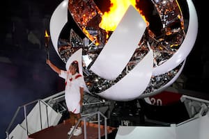 Naomi Osaka encendió la llama olímpica: el momento culminante de la ceremonia inuagural