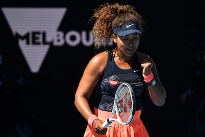Naomi Osaka festeja: se instaló en la final del Abierto de Australia, que conquistó en 2019.