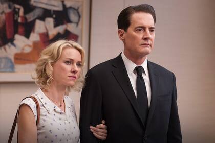 Naomi Watts y Kyle MacLachlan en la última temporada de "Twin Peaks"