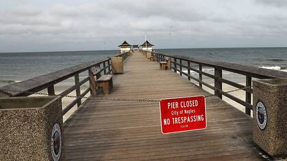 Miami, horas antes de la llegada del huracán Irma