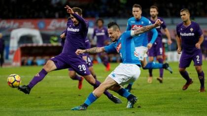 Napoli y Fiorentina igualaron sin goles