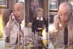 Narciso hablaba y hablaba y la mesa de Mirtha se incendiaba
