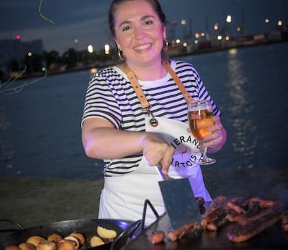 Narda sumó "calentitos" al picnic, una buena idea si hay espacio para hacerlo