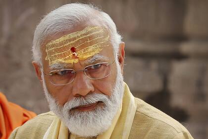 Narendra Modi, en un acto en Varanasi, India, en 2021. (AP/Rajesh Kumar Singh, File)