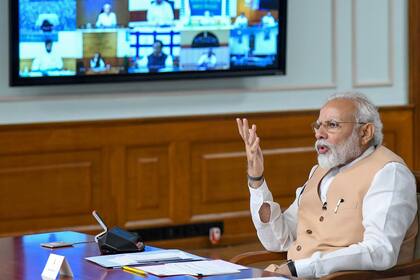 Narendra Modi, primer ministro de la India, uno de los mandatarios que presiona por la suspensión de las patentes.