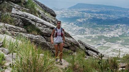 Natacha Diz, en un pasaje del Camp