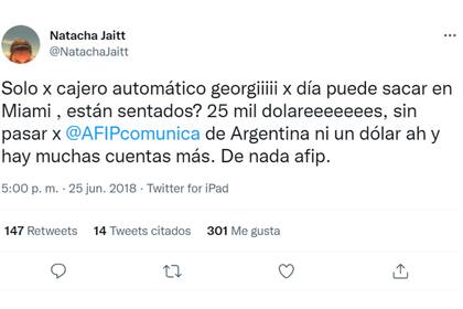 Natacha Jaitt hizo fuertes denuncias contra Jorge Rial