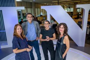 Natalia Blanc, Daniel Gigena, Constanza Bertolini y Celina Chatruc, el equipo detrás del nuevo newsletter de Cultura de LA NACION