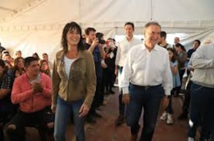 Natalia de la Sota y Juan Schiaretti en otros tiempos.