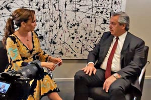 Natalia Denegri entrevistó a Alberto Fernández para su próximo documental