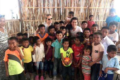 Natalia Denegri realizó acciones humanitarias a través de una fundación, Corazones Guerreros
