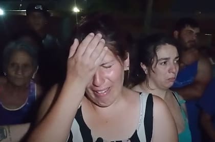 Natalia Herrera, la madre de Malena Agüero, la niña de siete años asesinado por un joven de 18 en el barrio de Pico Rojo de General Rodríguez