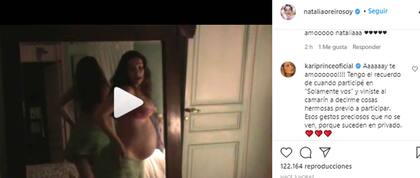 El intercambio de Karina, la princesita y Natalia Oreiro