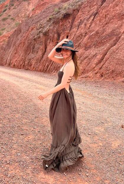 Natalia Oreiro disfrutó de los paisajes de Jujuy