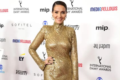 Natalia Oreiro en la alfombra roja de los Emmy