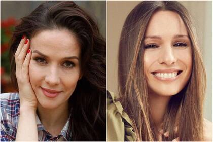Natalia Oreiro y Pampita Ardohain, dos figuras que se pondrán al hombro importantes programas de entretenimiento