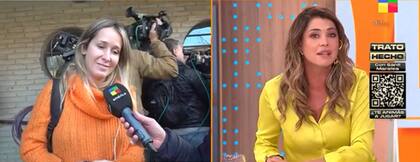 Natalia Prandi dialogó en vivo con Pamela (Foto: Captura América TV)