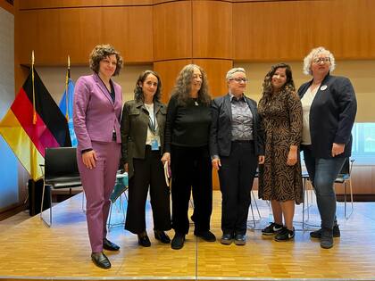 Natalia (segunda a la izq.) durante el evento “Feminism for the Win”, organizado en Nueva York hace pocas semanas en el marco del 69° período de sesiones de la Comisión de la Condición Jurídica y Social de la Mujer de las Naciones Unidas (CSW)