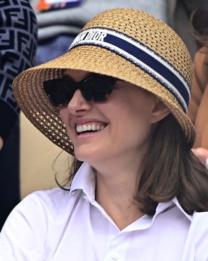 Natalie Portman observó la final entre Alcaraz y Sinner