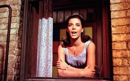 Natalie Wood en la adaptación al cine del musical "West Side Story"