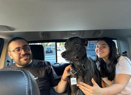 Natalina y Marcos se animaron a adoptar con el corazón (Foto: @soytrufaok)