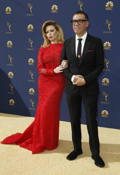 Natasha Lyonne, de Orange is the New Black, y Fred Armisen, de Forever, una pareja glamorosa y desopilante